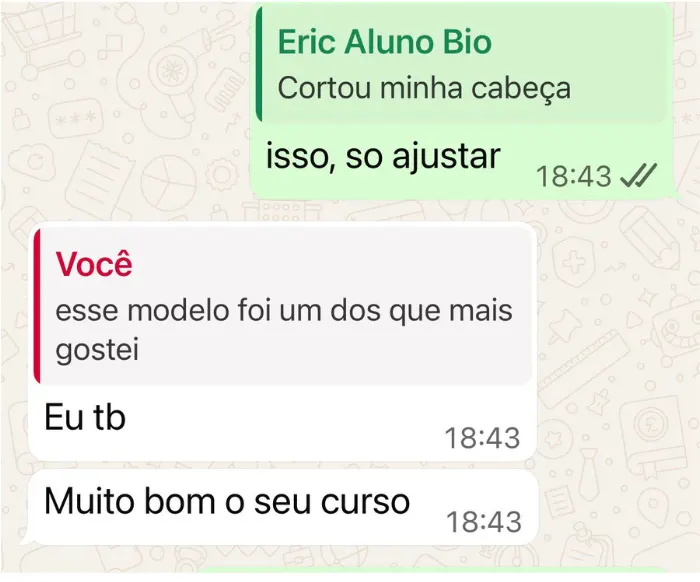 Depoimento de aluno